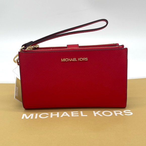 Michael Kors Large Double Zip Wallet Wristlet - Picture 3 of 7